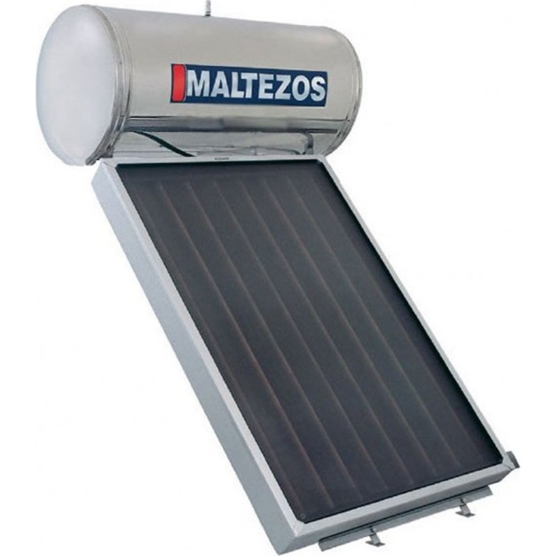 ηλιακός θερμοσίφωνας Maltezos MALT SAC 125lt/(1.5m² Inox Διπλής Ενέργειας,SAC 100x150)