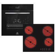 σετ KOMAX KQ10C72C-03J29-B+PS 55500(73 lt,Α+,10 λειτουργίες μαγειρέματος,εστίες με 4 + 1 ζώνες μαγειρέματος)