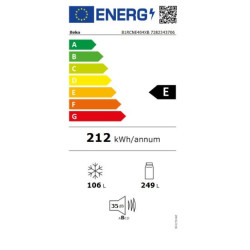 Ψυγειοκαταψύκτης BEKO B1RCNE404XB(355lt,E)