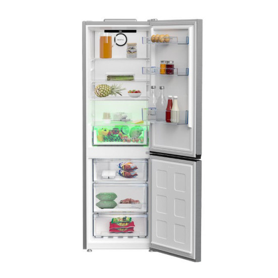 Ψυγειοκαταψύκτης Beko B3RCNE364HXB(316lt,E,No Frost Υ186.5xΠ59.5xΒ66.3cm Inox)