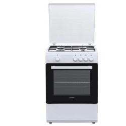 κουζίνα Hyundai HCGC25V-72604G/W(Αερίου 75lt με Εστίες Αερίου 60cm)