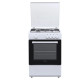 κουζίνα Hyundai HCGC25V-72604G/W(Αερίου 75lt με Εστίες Αερίου 60cm)
