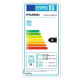 κουζίνα Hyundai HCGC25V-72604G/W(Αερίου 75lt με Εστίες Αερίου 60cm)