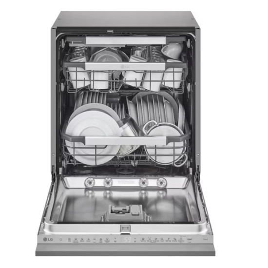 πλυντήριο πιάτων LG DB476TXS(Πλήρως Εντοιχιζόμενο,Wi-Fi,14 Σερβίτσια Π59.8xY81.5εκ,με ατμό,LG QuadWash,A)