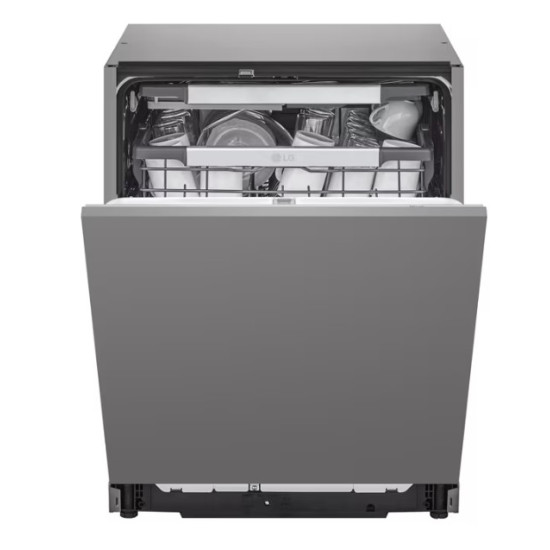 πλυντήριο πιάτων LG DB476TXS(Πλήρως Εντοιχιζόμενο,Wi-Fi,14 Σερβίτσια Π59.8xY81.5εκ,με ατμό,LG QuadWash,A)