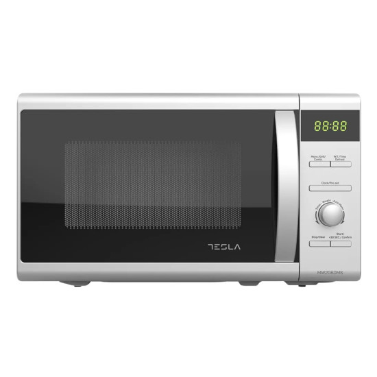 φούρνος μικροκυμάτων Tesla MW2060MS(1000watt με Grill 20lt Γκρι)
