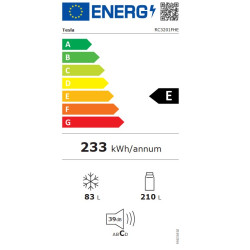 ψυγειοκαταψύκτης Tesla RC3201FHE(293lt,E,Full No Frost,Υ185xΠ60xΒ60cm λευκό) ψυγειοκαταψύκτης Tesla RC3201FHE(293lt,E,Full No Frost,Υ185xΠ60xΒ60cm λευκό)