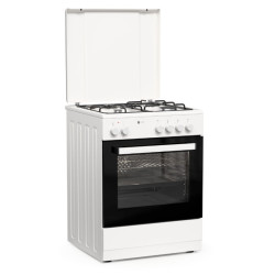 κουζίνα Thermogatz TGS 3501 WH(Ηλεκτρική 56lt με Εστίες Αερίου 60cm)
