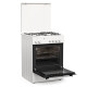 κουζίνα Thermogatz TGS 3501 WH(Ηλεκτρική 56lt,Εστίες Αερίου 60cm)