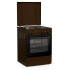 κουζίνα Thermogatz TGS E124 BR(Turbo Ηλεκτρική 60lt,Εμαγιέ Εστίες 60cm)
