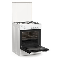 κουζίνα Thermogatz TGS 161 WH(Αερίου 55lt με Εστίες Αερίου 60cm)