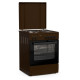 κουζίνα Thermogatz TGS 3531 BL(Ηλεκτρική 60lt,Εστίες Αερίου & Ρεύματος 60cm)