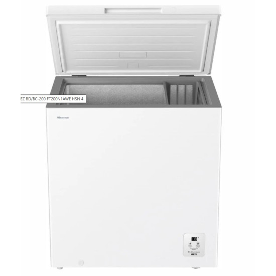 καταψύκτης Hisense FT200N1AWE(Μπαούλο,198lt,E)