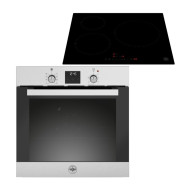 σετ Bertazzoni FLG60 8 E S XV + PLG6 3I 30NV(ηλεκτρικός/κεραμική,επαγωγική,80lt)
