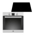 σετ Bertazzoni FLG60 8 E S XV + PLG6 3I 30NV(ηλεκτρικός/κεραμική,επαγωγική,80lt)