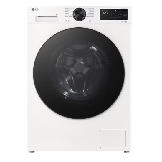 πλυντήριο ρούχων LG F4X5009TWB(Τεχνολογία Ατμού 1400 Στροφών AI Wash,9kg,AIDD,A,TurboWash)
