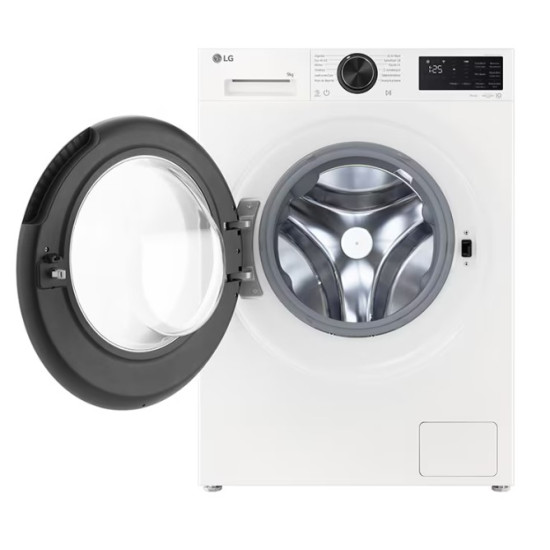 πλυντήριο ρούχων LG F4X5009TWB(Τεχνολογία Ατμού 1400 Στροφών AI Wash,9kg,AIDD,A,TurboWash)
