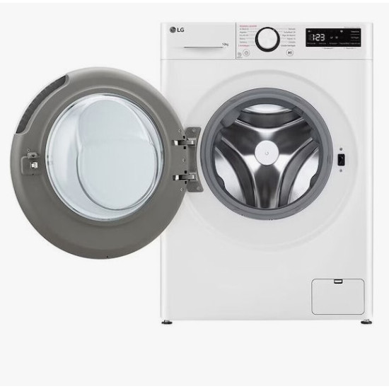 πλυντήριο ρούχων LG F4R5010TSWW(10kg,Τεχνολογία Ατμού 1400 Στροφών,TurboWash,AI DD)