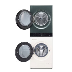 πλυντήριο στεγνωτήριο LG WashTower WT1210EGF(A/C,AIDD,Turbowash 360,Αντλία Θερμότητας,12/10kg)