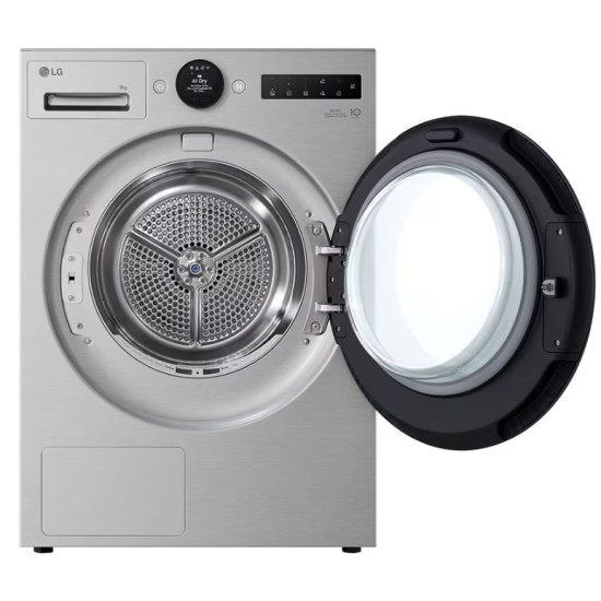 στεγνωτήριο LG RHX5009TWB(με Αντλία Θερμότητας,9kg,B,AI DUAL Inverter με AI Dry,wifi)