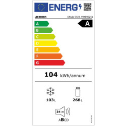 ψυγειοκαταψύκτης Liebherr CNsda 5723 Plus(a,371lt,No Frost Υ201.5xΠ59.7xΒ67.5cm Inox)