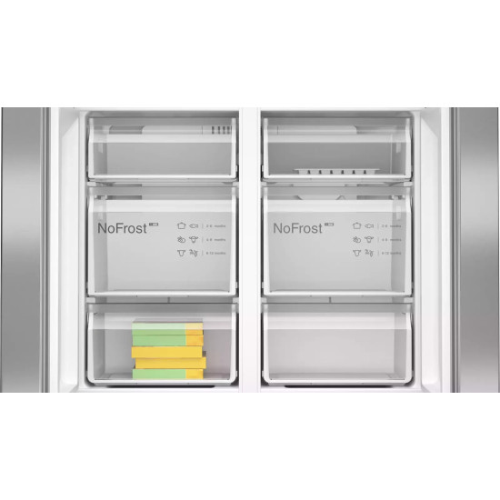 ψυγείο Ντουλάπα Bosch KFN96VPEA (605lt,E,no frost,Inox)