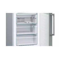 ψυγειοκαταψύκτης Bosch KGN397LEQ (368lt,NoFrost,Inox,E)