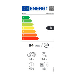 πλυντήριο πιάτων Bosch SMV4HTX00E (εντοιχιζόμενο,60cm,D)