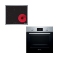 σετ Bosch HBF154BS0 + PKE645BA2E (ΗΛΕΚΤΡΙΚΟΣ,66LT/ΚΕΡΑΜΙΚΕΣ)