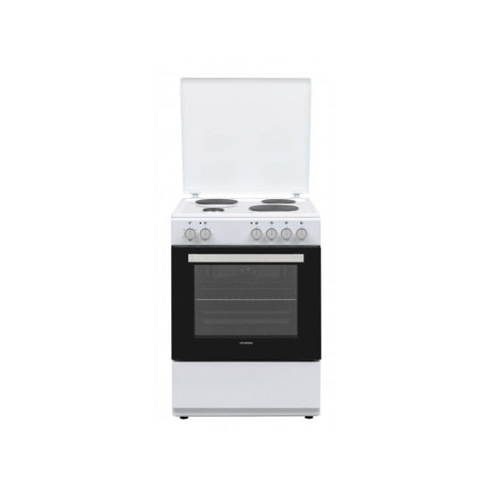 κουζίνα Hyundai HCMU24V-7260E/W (ηλεκτρικός 69lt με Εστίες Εμαγιέ)