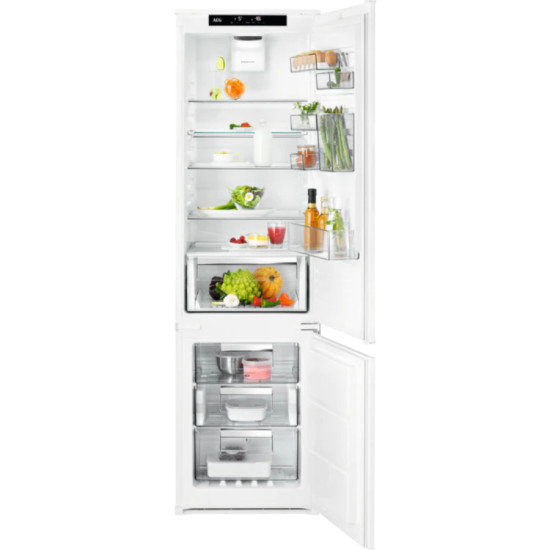 Εντοιχιζόμενος ψυγειοκαταψύκτης AEG SCE819E5TS (269lt,No Frost,E)