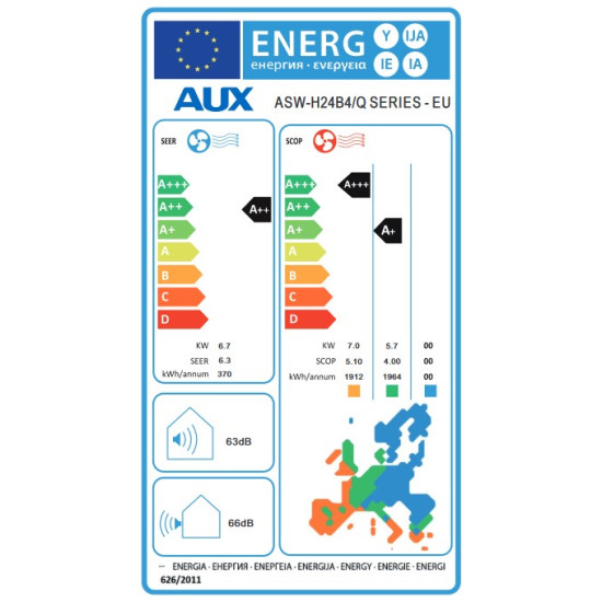 Κλιματιστικό AUX Q SERIES ASW-H24B4/Q 24000Btu (A++/A+++)