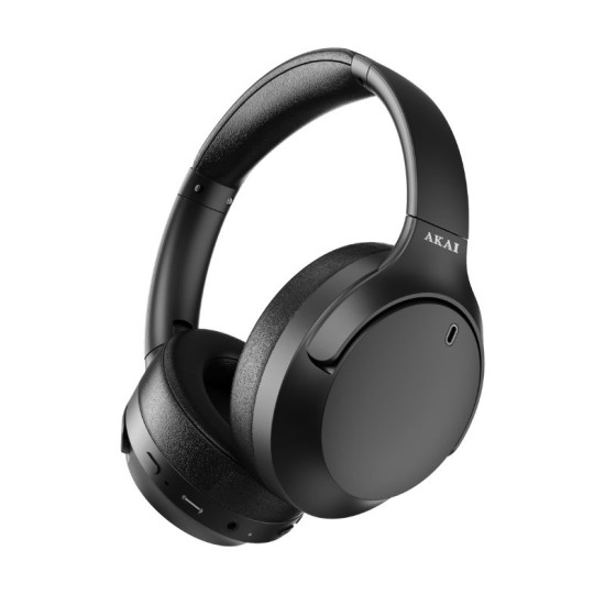 Ασύρματα ακουστικά Bluetooth Akai BTH-P200ANC (Μαύρα)