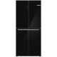 ψυγείο Ντουλάπα Bosch KMC85LBEA (547lt,E,no frost,Μαύρο)