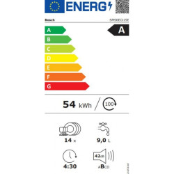 πλυντήριο πιάτων Bosch SMS6ECI15E (ελεύθερο,60cm,Inox,A)