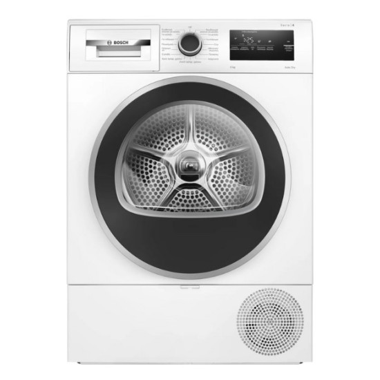 στεγνωτήριο Bosch WTH85208GR (8kg,A++με Αντλία Θερμότητας)