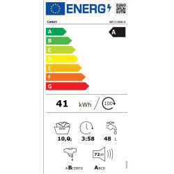 Πλυντήριο Ρούχων Candy BR 410B8-S (10kg,A) Πλυντήριο Ρούχων Candy BR 410B8-S (10kg,A)