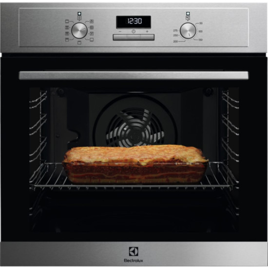φούρνος εντοιχιζόμενος Electrolux EOF3H40X (ηλεκτρικός,72lt)