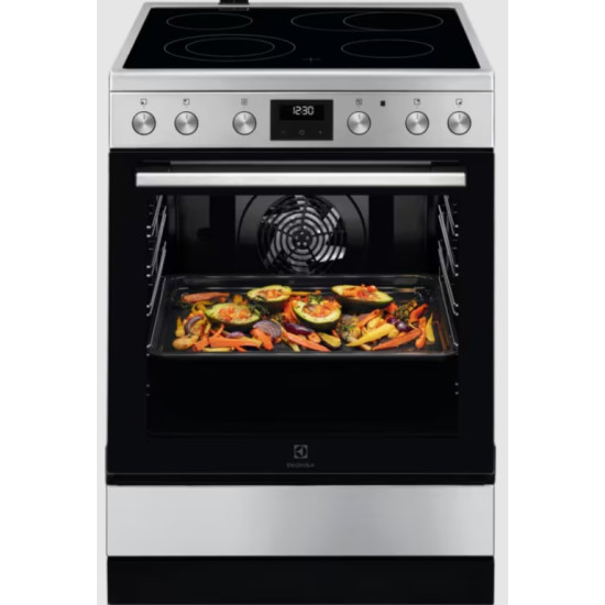 κουζίνα Electrolux LKR64024MX (ΗΛΕΚΤΡΙΚΟΣ,ΚΕΡΑΜΙΚΗ/73lt)