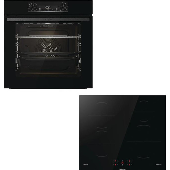 Gorenje BOS6737E06BG + GI6401BSC (φούρνος 77lt/επαγωγικές)