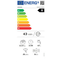 Πλυντήριο ρούχων Hisense WF3S1243BW3 (12kg,1400στροφές,A) Πλυντήριο ρούχων Hisense WF3S1243BW3 (12kg,1400στροφές,A)