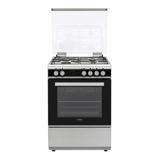 κουζίνα Hyundai HCGC25V-72631E/X (ηλεκτρικός 65lt με Εστίες Μικτές)