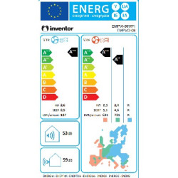 κλιματιστικό Inventor Emperor EMPVI-09WFI/EMPVO-09 (9000btu,A++/A+++,Ιονιστής,WiFi)