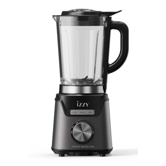 Izzy ΙΖ-6501 Power Blend 3in1 Μπλέντερ (1200W Inox)