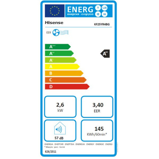 Κλιματιστικό Hisense Expert Comfort KF25YR4BG/AS25YR4BW 9000Btu (A++/A+++,WiFi)