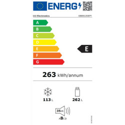 Ψυγειοκαταψύκτης LG GBBSJ20EPY (375lt,E,no frost)