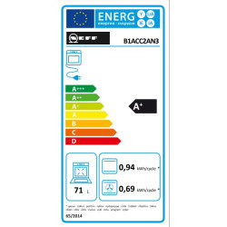 φούρνος Neff B1ACC2AN3 (ηλεκτρικός,άνω Πάγκου 71lt)