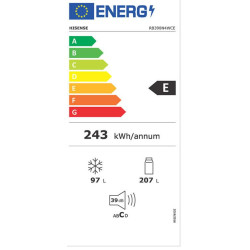 ψυγειοκαταψύκτης Hisense RB390N4WCE (300lt,E,no frost)