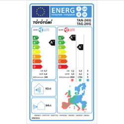 κλιματιστικό Toyotomi Ikigai TAN-24IG/TAG-24IG (24000btu,r32,A++/A+++,WiFi,Ιονιστής) κλιματιστικό Toyotomi Ikigai TAN-24IG/TAG-24IG (24000btu,r32,A++/A+++,WiFi,Ιονιστής)