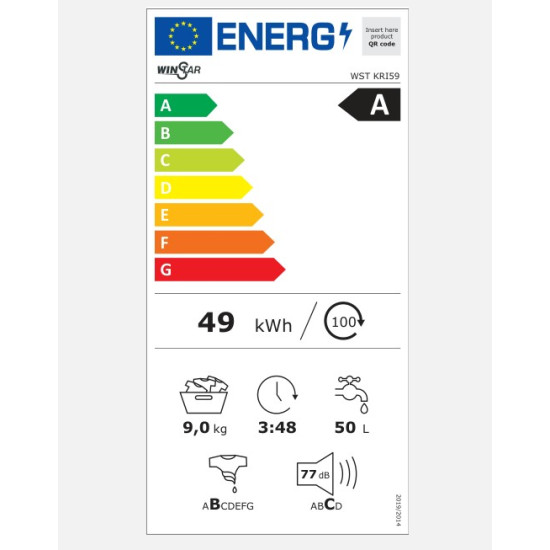 πλυντήριο ρούχων Winstar WST KRI59 (9kg,A) πλυντήριο ρούχων Winstar WST KRI59 (9kg,A)